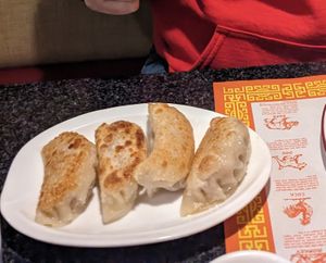 Pork umplings! at Chef Kenny's Vegan Dim Sum in Las Vegas