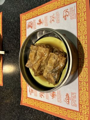 Mushroom bean curd roll   at Chef Kenny's Vegan Dim Sum in Las Vegas