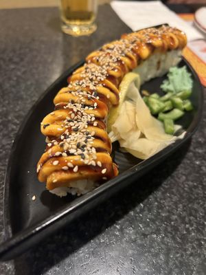 Spicy tuna roll 🤤🤤🤤  at Chef Kenny's Vegan Dim Sum in Las Vegas