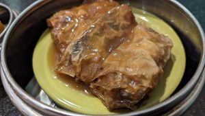 Mushroom Tofu Wrap at Chef Kenny's Vegan Dim Sum in Las Vegas