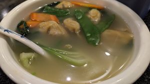 Wonton Soup at Chef Kenny's Vegan Dim Sum in Las Vegas