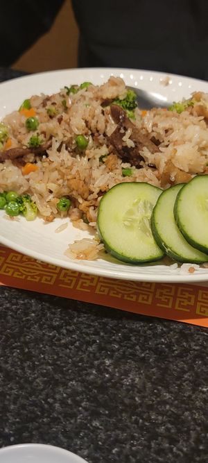 House fried rice at Chef Kenny's Vegan Dim Sum in Las Vegas