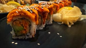 Spicy tunaa  at Chef Kenny's Vegan Dim Sum in Las Vegas