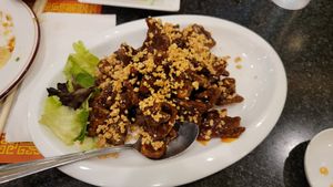 Spicy Crispy Beef at Chef Kenny's Vegan Dim Sum in Las Vegas