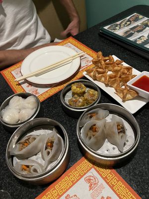 Mushroom dumplings and cheese wontons are top notch!   at Chef Kenny's Vegan Dim Sum in Las Vegas