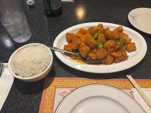 Sweet and sour chicken   at Chef Kenny's Vegan Dim Sum in Las Vegas
