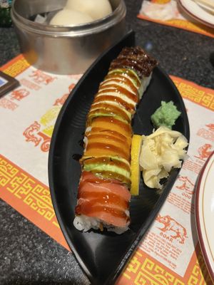 Rainbow roll  at Chef Kenny's Vegan Dim Sum in Las Vegas