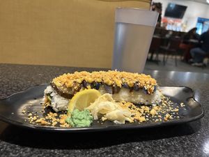 Crunch roll   at Chef Kenny's Vegan Dim Sum in Las Vegas
