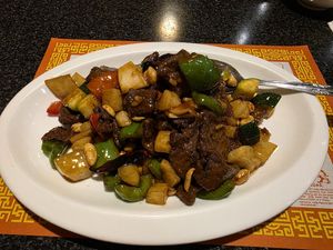 Kung Pao "Beef" at Chef Kenny's Vegan Dim Sum in Las Vegas