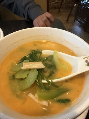 Tom yum  at Chef Kenny's Vegan Dim Sum in Las Vegas