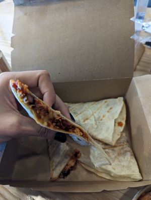 Tofu quesadilla  #Veganuary at Sweet Greens in Abu Dhabi