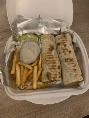 Falafel sandwich takeaway   at Arabian Tea House Restaurant & Cafe - Montenegro in Podgorica