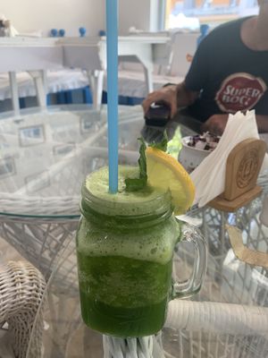 Lime and mint juice  at Arabian Tea House Restaurant & Cafe - Montenegro in Podgorica