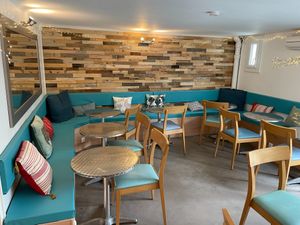 Upstairs area at Café Diem in Lorient