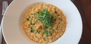 Risotto at Kingshouse Restaurant in Ballachulish