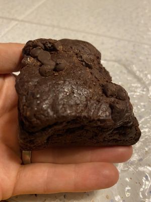 Fudge brownie  at Fresh House in Portsmouth