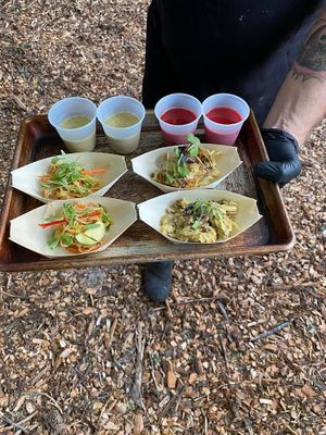 food at Whyld's Vegan Kitchen in Austin