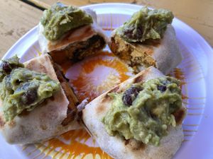 Breakfast Buritto at Whyld's Vegan Kitchen in Austin