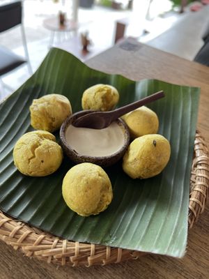 Manioc bread   at Camelia Ododo in Sao Paulo