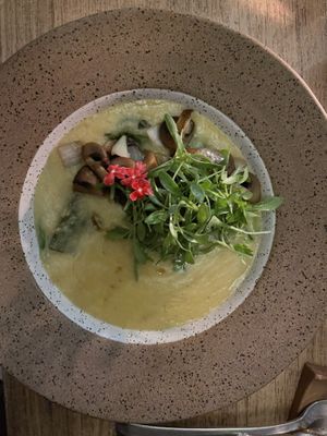 Polenta with seasonal vegetables and salad    at Camelia Ododo in Sao Paulo