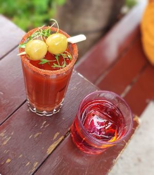 BLOODY MARY & NEGRONI at Camelia Ododo in Sao Paulo