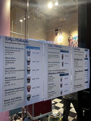   at Kitty's Milkshake Bar in Helsinki