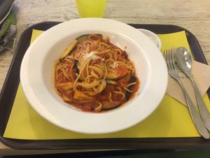 tomato veg speghetti - DELICIOUS  at Loving Hut Gangnam-gu - 러빙헛 in Seoul