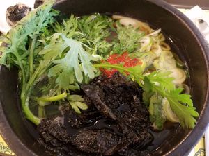 Udon set at Loving Hut Gangnam-gu - 러빙헛 in Seoul