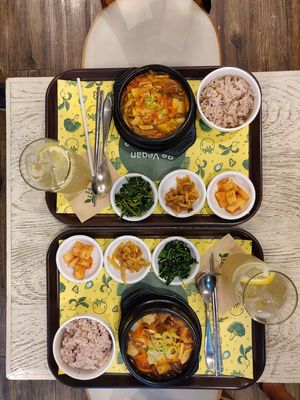 Tasty food at Loving Hut Gangnam-gu - 러빙헛 in Seoul