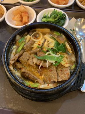 Beef ribs soup  at Loving Hut Gangnam-gu - 러빙헛 in Seoul