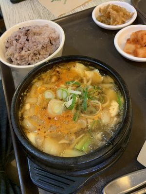 Tofu stew at Loving Hut Gangnam-gu - 러빙헛 in Seoul