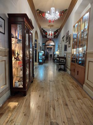 Interior corridor at The Bulkeley Hotel in Beaumaris