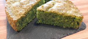 Spinach cake at Sabor'art Café in Nazare