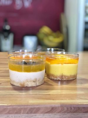 Vegan cheesecake  at Sabor'art Café in Nazare