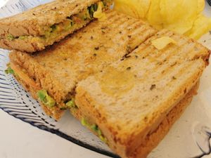 Toast at Sabor'art Café in Nazare