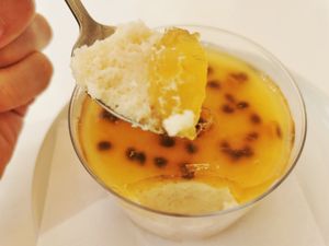 Cheese cake at Sabor'art Café in Nazare