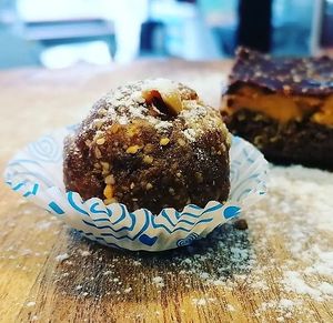 Bolinhas energeticas 
Vegan at Sabor'art Café in Nazare