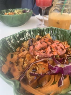 Yummy bowls  at Sabor'art Café in Nazare