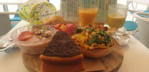 Brunch 14euros at Sabor'art Café in Nazare