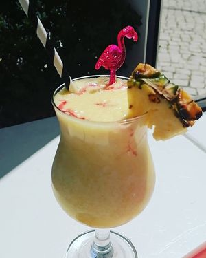 cocktail de fruta at Sabor'art Café in Nazare