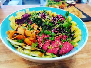 summer bowl at Sabor'art Café in Nazare