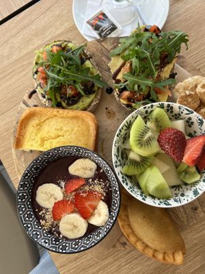 Vegan brunch   at Sabor'art Café in Nazare