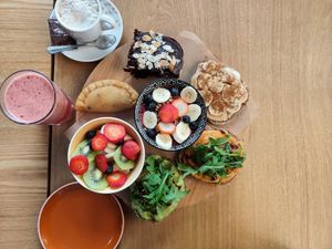 Brunch Vegan at Sabor'art Café in Nazare