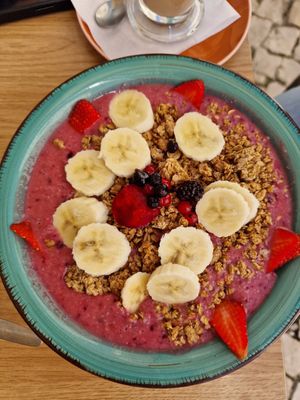 Porridge at Sabor'art Café in Nazare