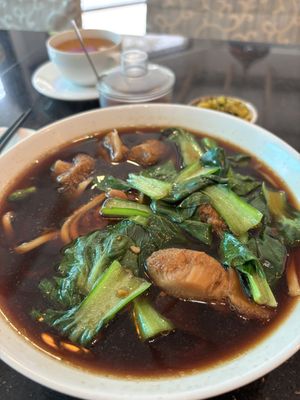 Lions mane noodles  at Demi Taiwanese and Vegetarian Food in Bangkok