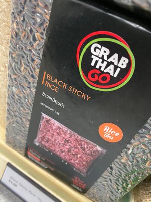 Black sticky rice at Thai Market in Rochester