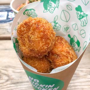 Cheeze & Potato Croquettes  at No Frickin Chicken in Worcester