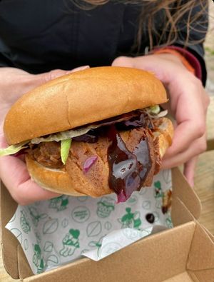 Kannada City Pulled Pork at No Frickin Chicken in Worcester