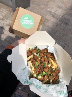   at No Frickin Chicken in Worcester