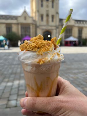 Salted caramel Milkshake   at No Frickin Chicken in Worcester